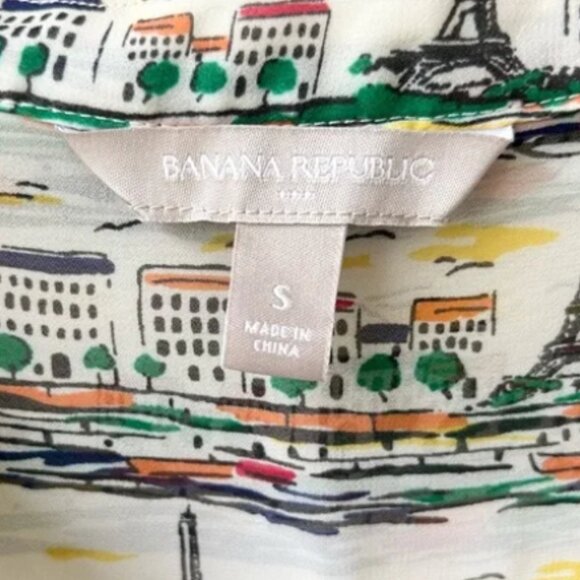 Banana Republic Multicolor Patterned Blouse - Picture 3 of 7